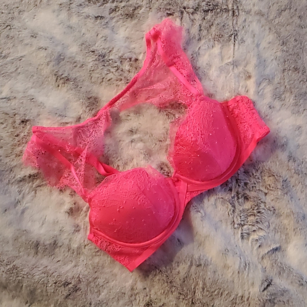 NWOT 34B Neon Pink Victoria's Secret Bra